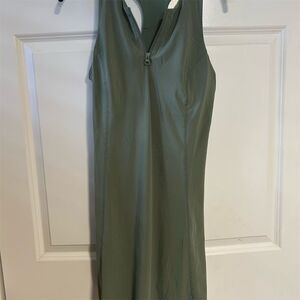 Zella Women's Sleeveless Sport Dress Green Size S Racerback Casual